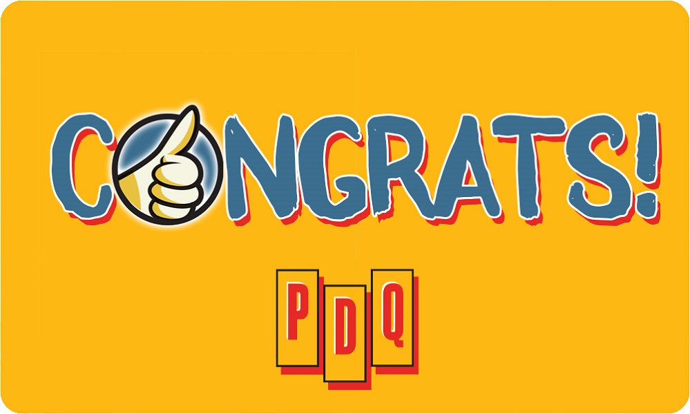 PDQ Congrats